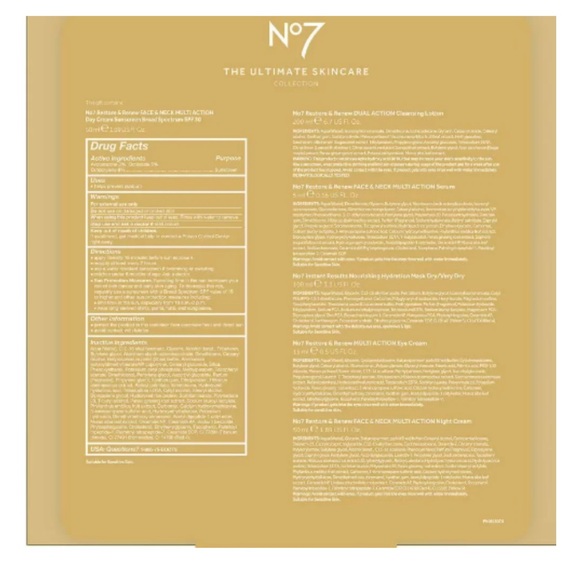 No7 The Ultimate Skincare Collection, Restore and Renew Gift Set - Picture 2 of 6